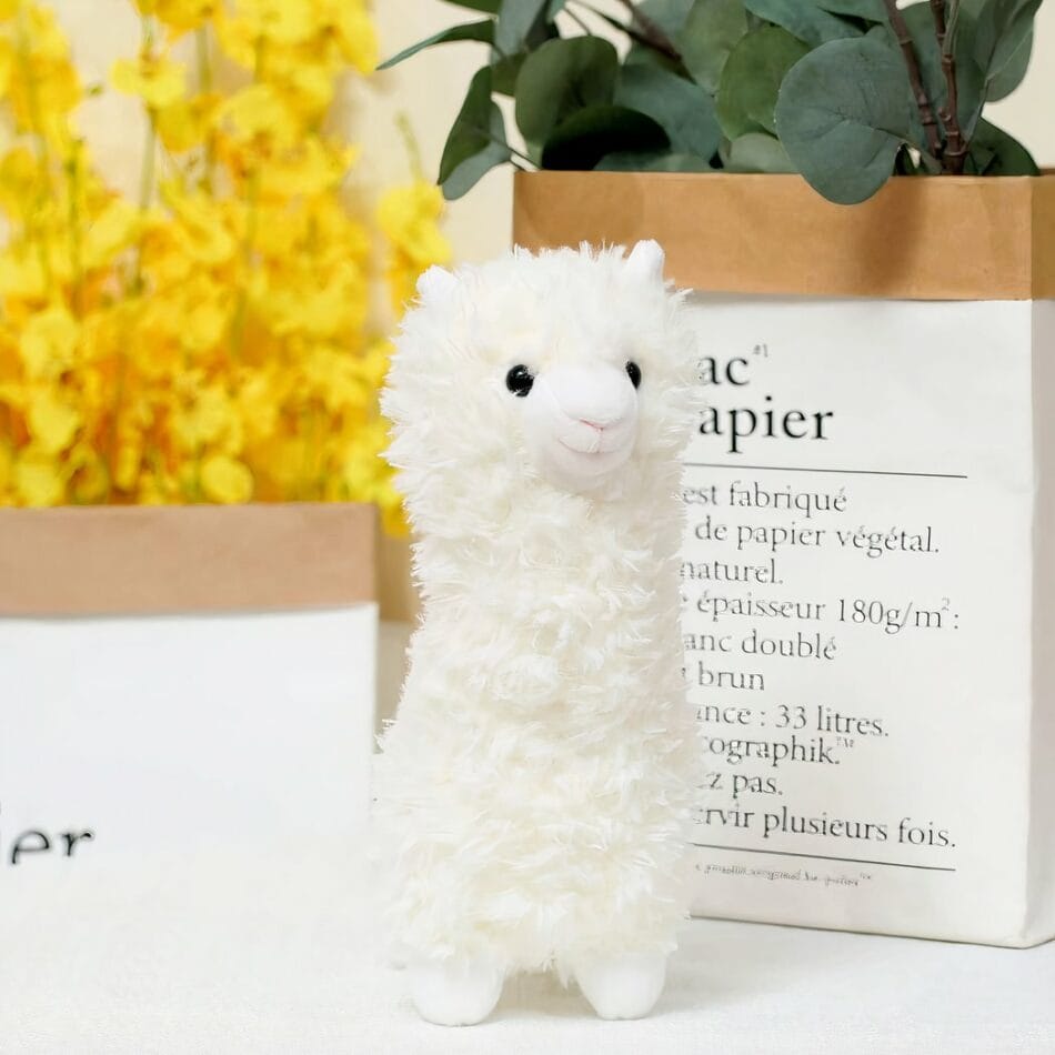 Knuffel Lama Alpaca Wit Voor Slapen Troost En Gezelligheid De Knuffel