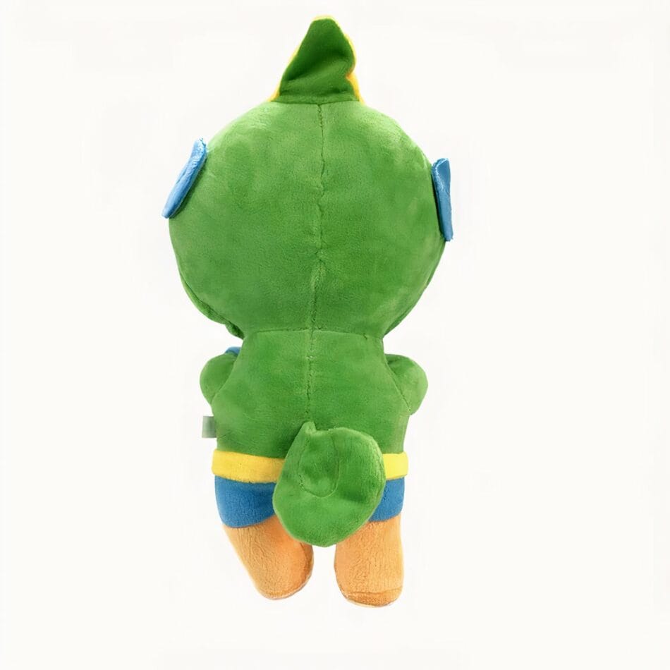 Knuffel Léon Brawl Stars met Afneembare Cape Zachte Brawler Knuffel De Knuffel