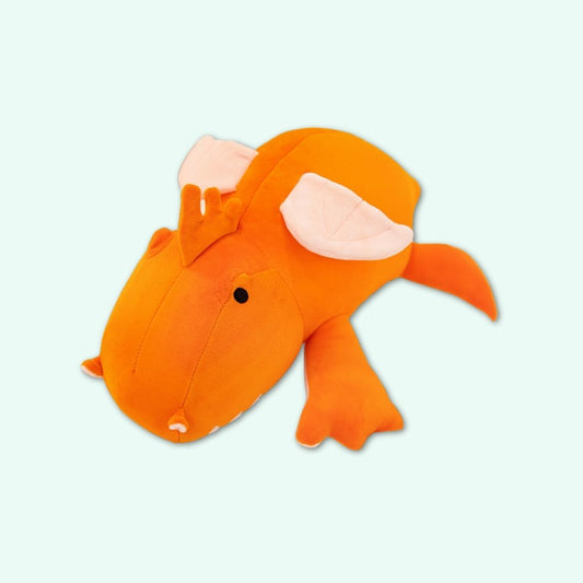 Knuffel Lestée Draak Oranje met Gewicht Therapeutisch voor Kalmering De Knuffel 38cm