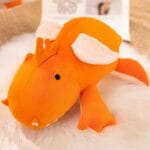 Knuffel Lestée Draak Oranje met Gewicht Therapeutisch voor Kalmering De Knuffel