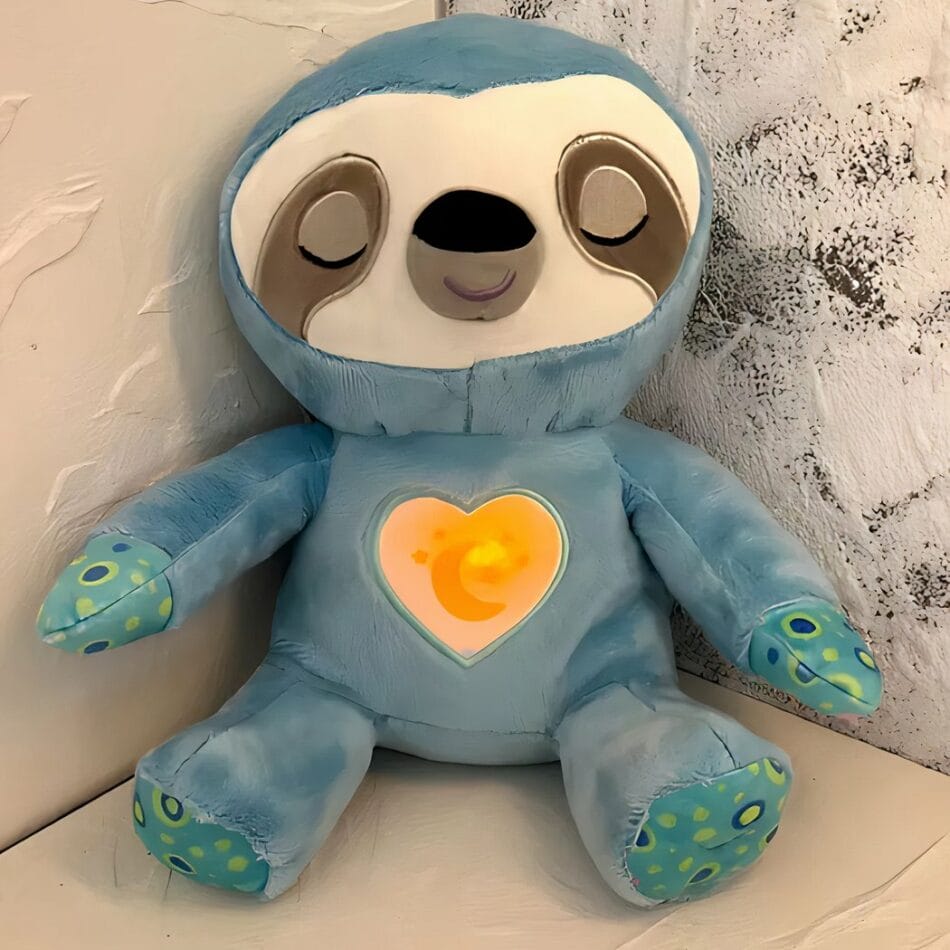 Knuffel Luiaard Nachtlampje Ademend Met Slaapliedje De Knuffel