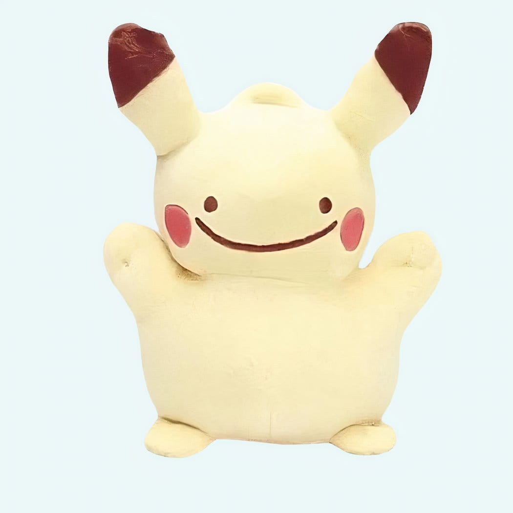 Knuffel Métamorph Pikachu met Bloemenpatroon en Capuchon De Knuffel