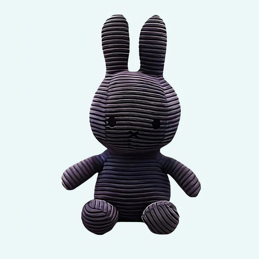 Knuffel Miffy Corduroy Blauw Middellange Formaat De Knuffel