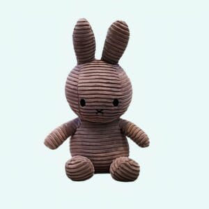 Knuffel Miffy Corduroy Blauw Middellange Formaat De Knuffel