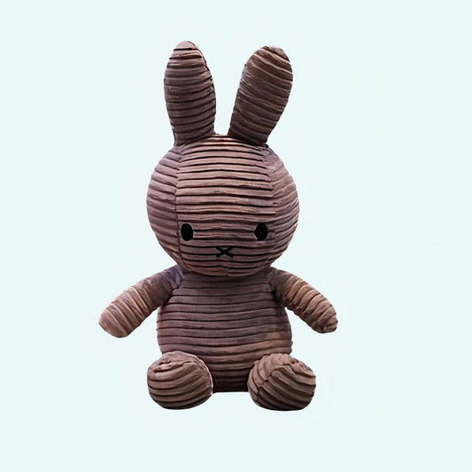 Knuffel Miffy Corduroy Grijs Met Zachte Vulling De Knuffel
