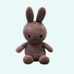 Knuffel Miffy Corduroy Grijs Met Zachte Vulling De Knuffel