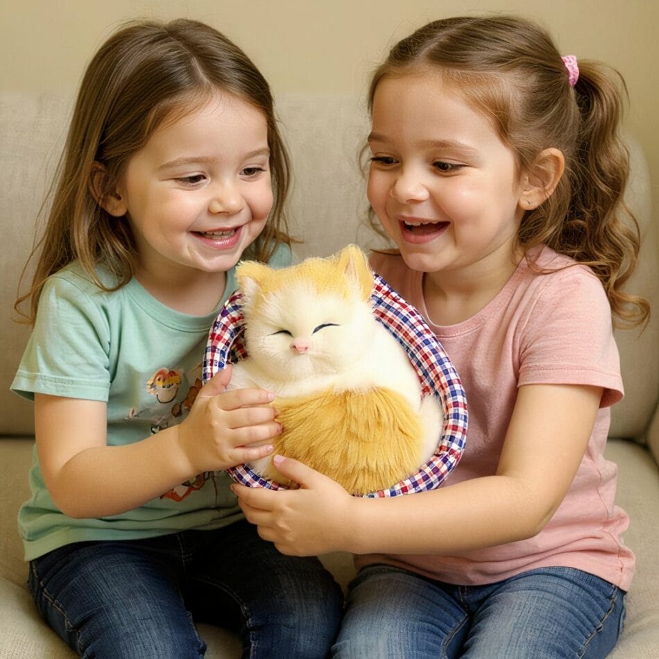 Knuffel Mini Kat Slapend Zachte Realistische Slaapende Kitten De Knuffel