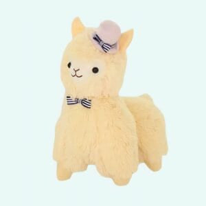 Knuffel Monsieur Lama Blauw Zachte Metgezel Voor Kinderen De Knuffel