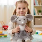 Knuffel Muis Danseuse Ster Met 40 Cm Tutu Van Tulle En Satijn Schoenen De Knuffel