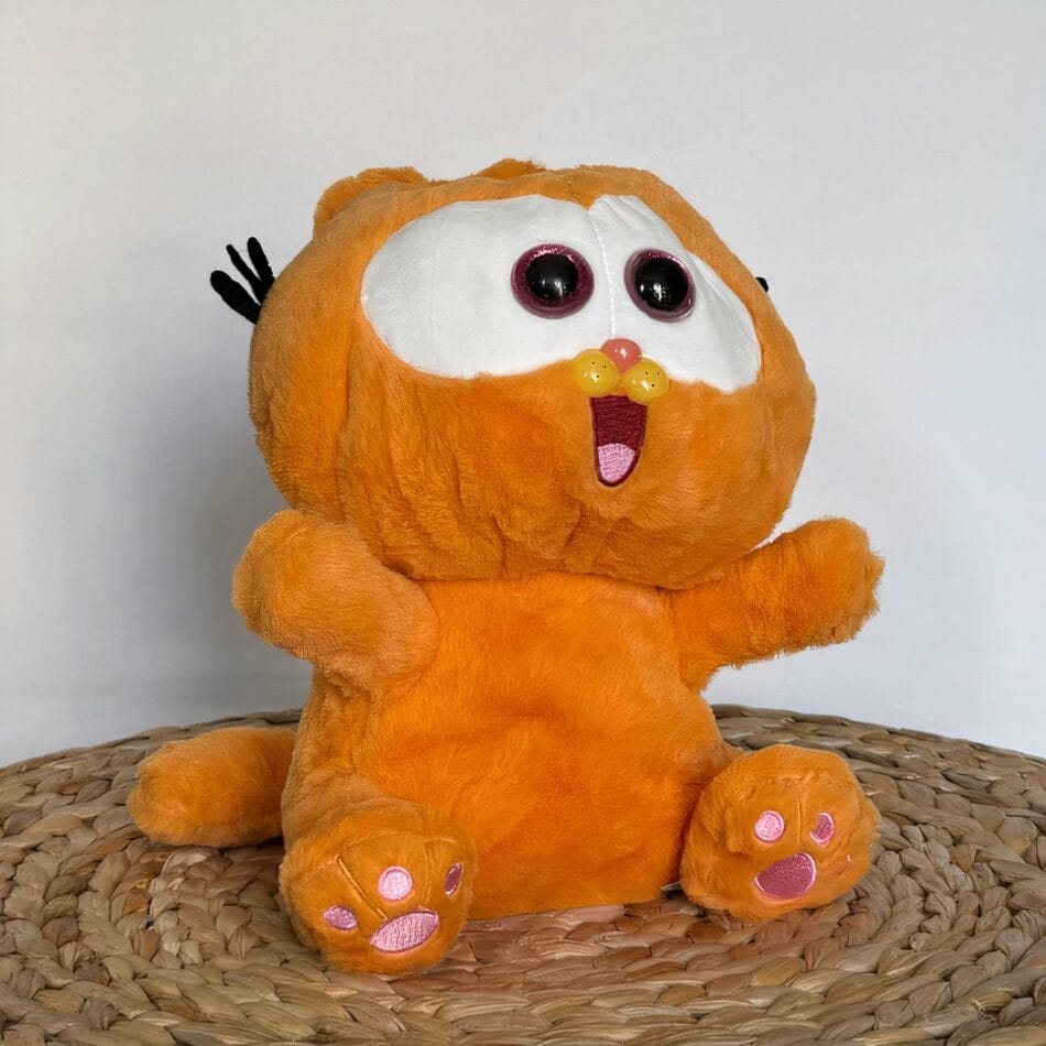 Knuffel Muzikaal Garfield met Ademende Buik en Zacht Licht De Knuffel