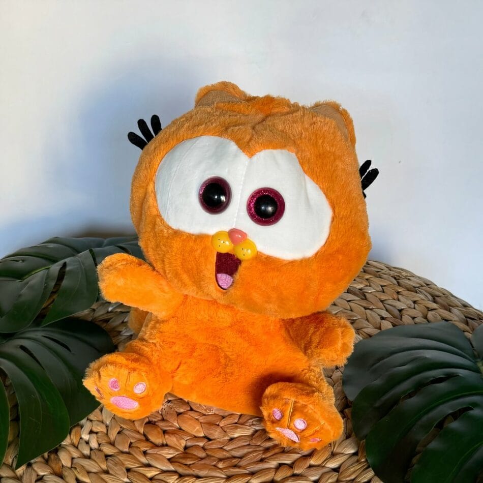 Knuffel Muzikaal Garfield met Ademende Buik en Zacht Licht De Knuffel