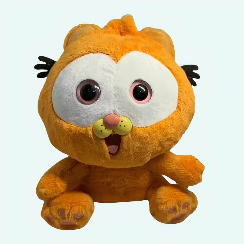 Knuffel Muzikaal Garfield met Ademende Buik en Zacht Licht De Knuffel