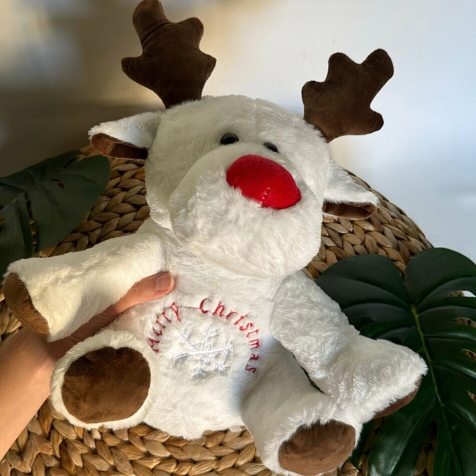 Knuffel Nachtlampje Rendier Kerst Ademend Met Slaapliedjes De Knuffel