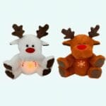 Knuffel Nachtlampje Rendier Kerst Ademend Met Slaapliedjes De Knuffel
