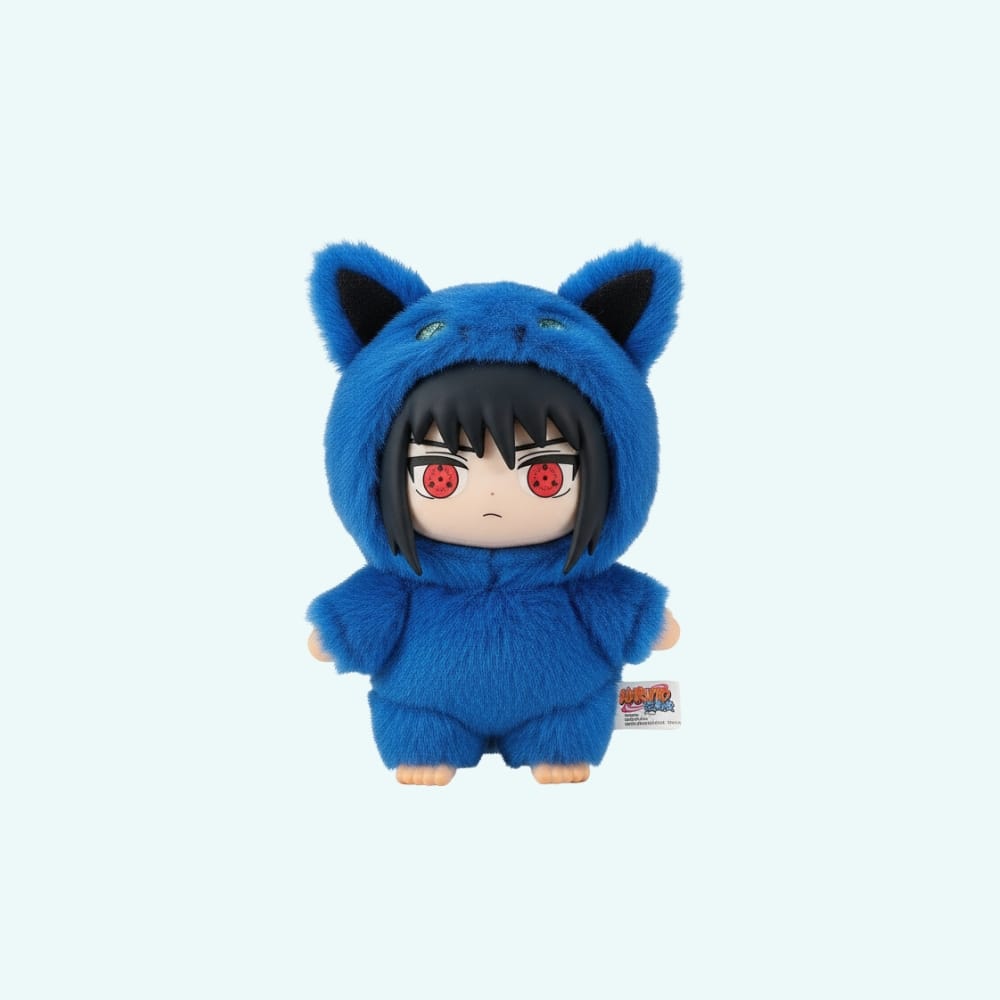 Knuffel Naruto Labubu Stijl Pastelkleuren Zachte Speelknuffel De Knuffel Sasuke Uchiha