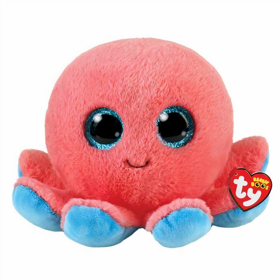 Knuffel Octopus Corail Adorable Zachte Knuffel Met Grote Ogen De Knuffel