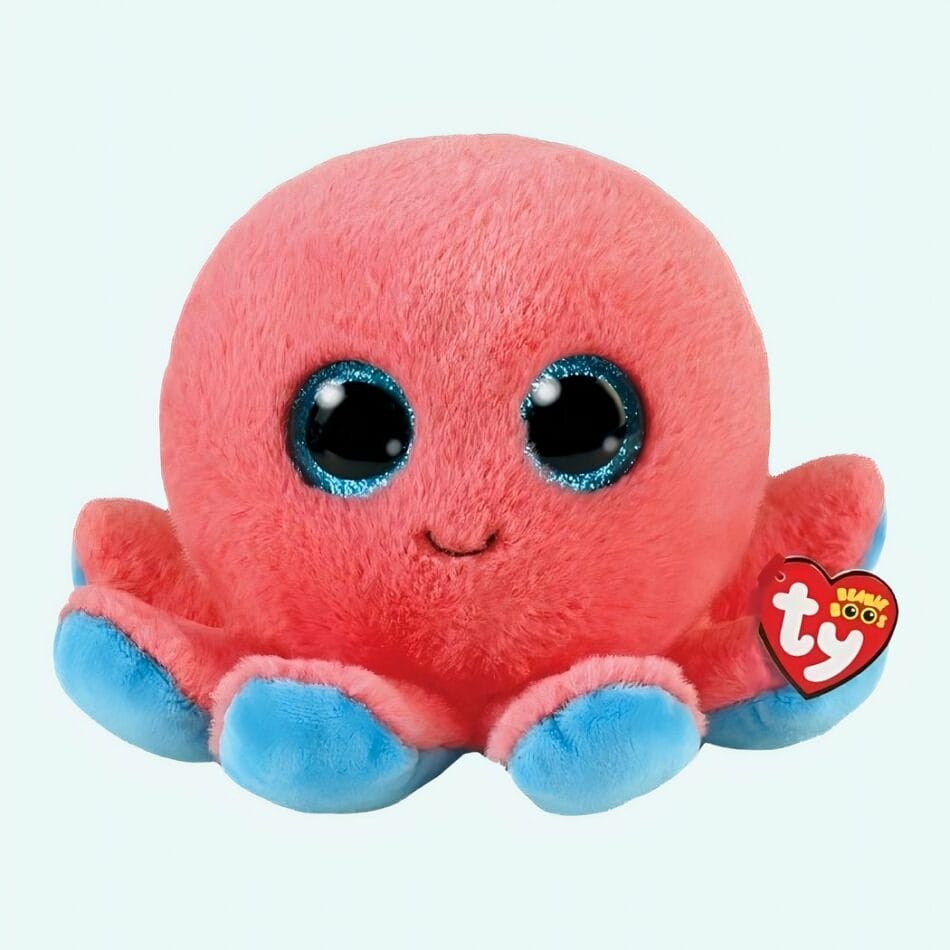 Knuffel Octopus Corail Adorable Zachte Knuffel Met Grote Ogen De Knuffel