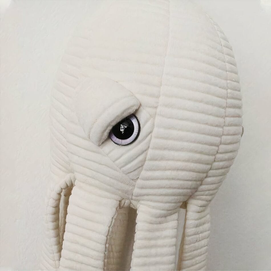 Knuffel Octopus Écru Zachte Onderwaterthema De Knuffel