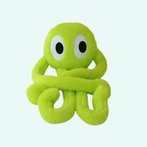 Knuffel Octopus Reuzen Paars Ultra Zacht Velourstof De Knuffel
