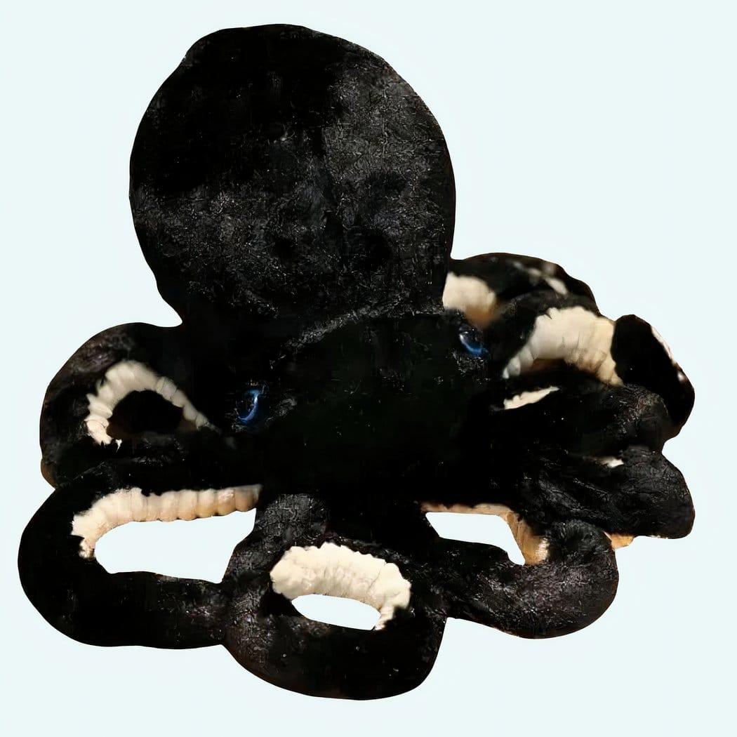 Knuffel Octopus Zwart Ultrazacht Speelse Metgezel De Knuffel 30cm