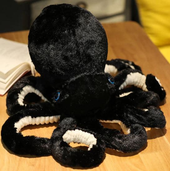 Knuffel Octopus Zwart Ultrazacht Speelse Metgezel De Knuffel