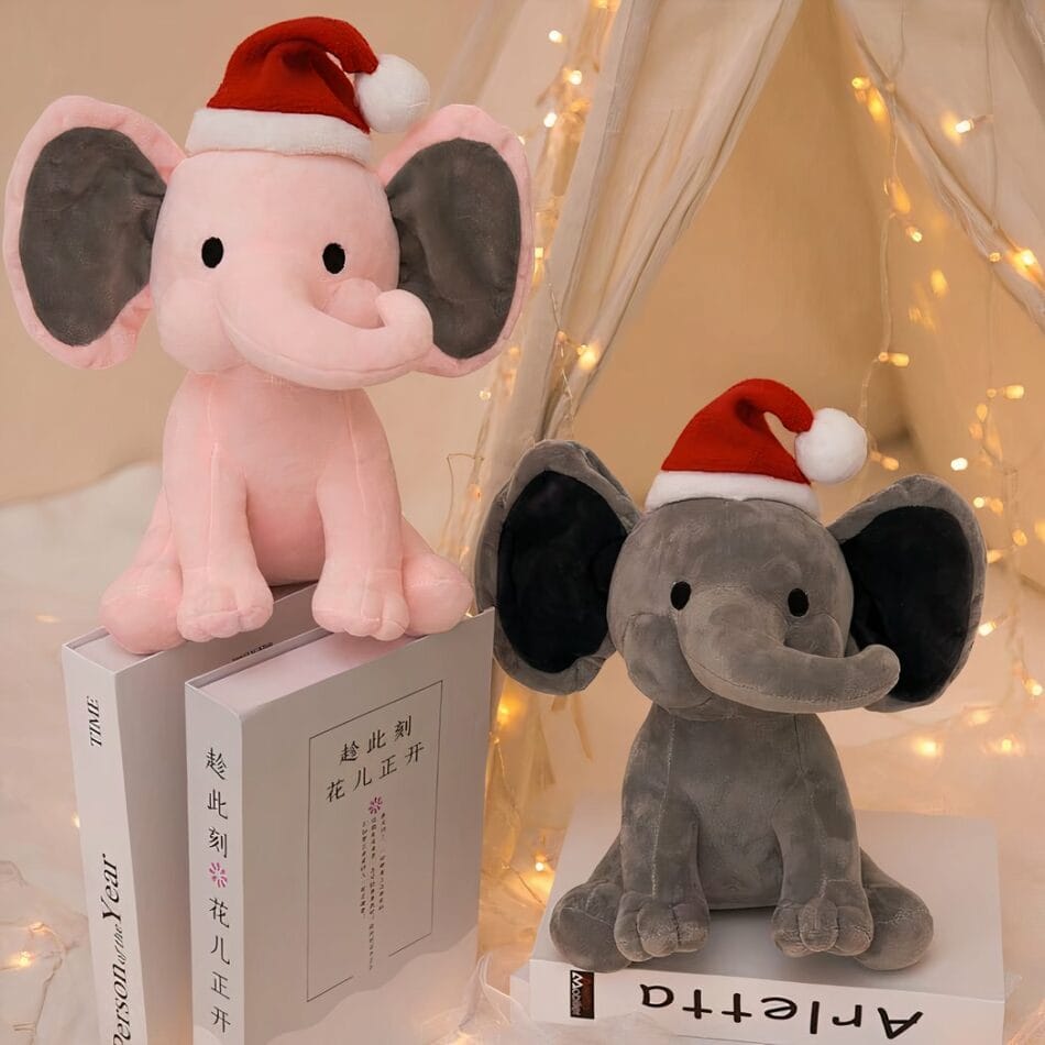 Knuffel Olifant Noel Lichtgevende Kerstknuffel Decoratie De Knuffel