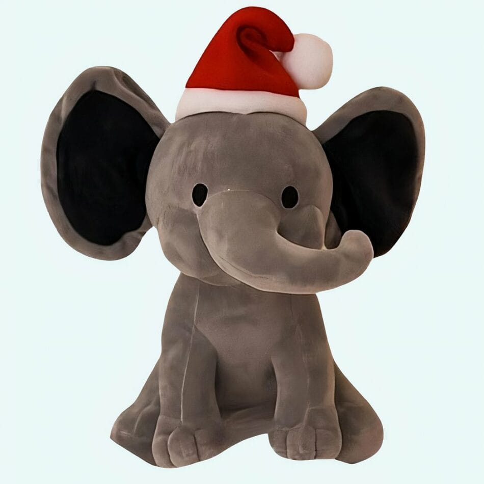 Knuffel Olifant Noel Lichtgevende Kerstknuffel Decoratie De Knuffel