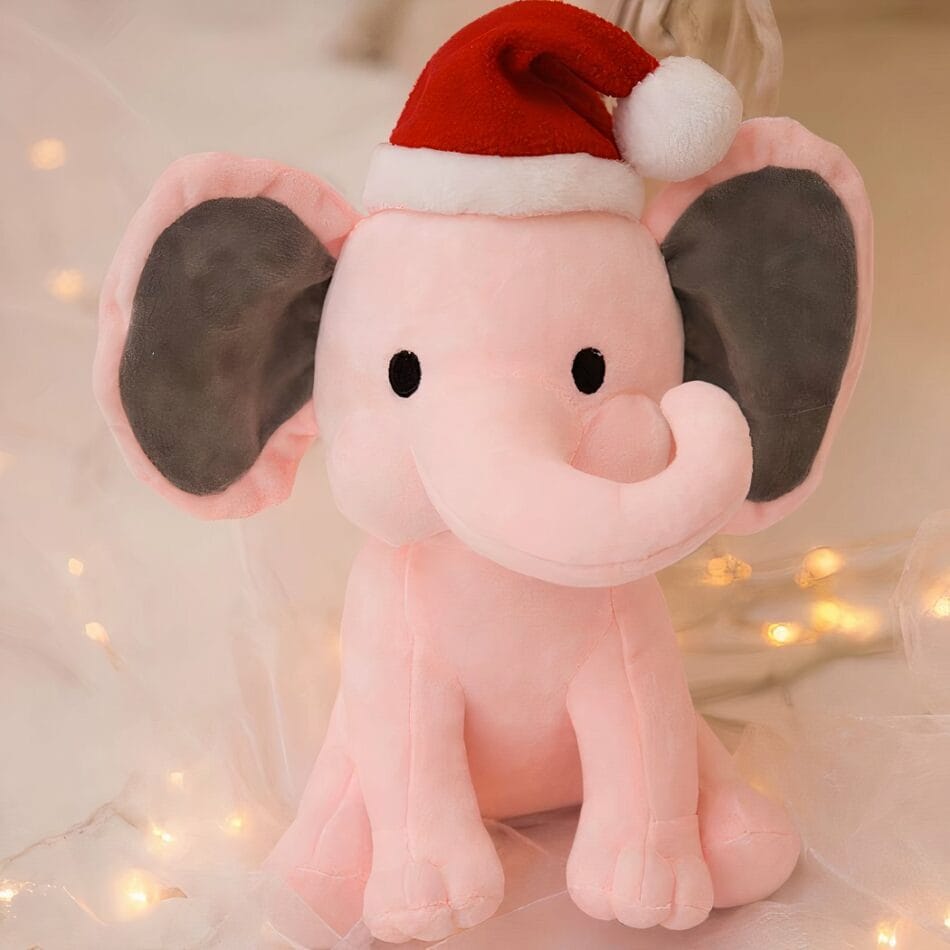 Knuffel Olifant Noel Lichtgevende Kerstknuffel Decoratie De Knuffel