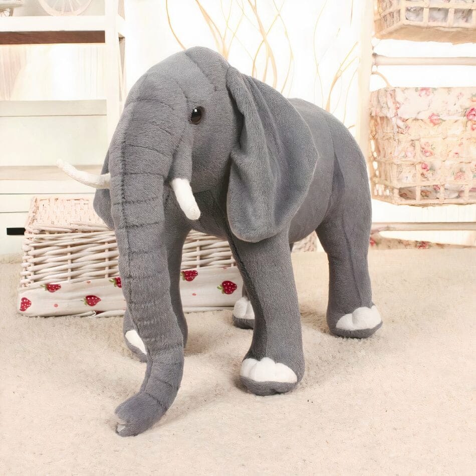Knuffel Olifant Realistisch Voor Kinderen Zachte Materialen De Knuffel
