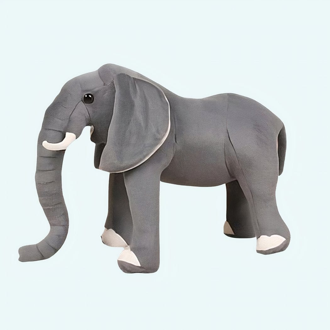 Knuffel Olifant Realistisch Voor Kinderen Zachte Materialen De Knuffel