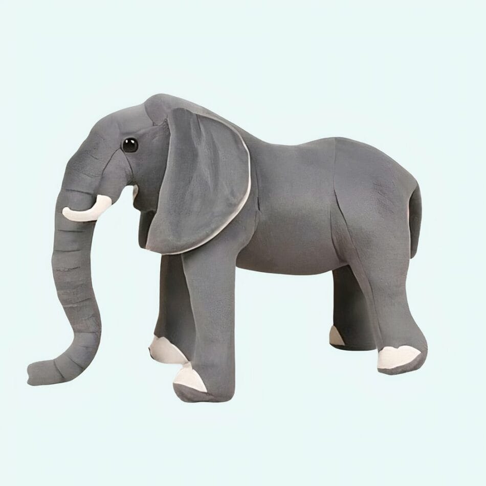 Knuffel Olifant Realistisch Voor Kinderen Zachte Materialen De Knuffel