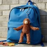Knuffel Orang-Oetan Sleutelhanger Voor Schooltas En Pennenzak De Knuffel
