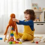 Knuffel Orangutan Met Lange Armen Voor Kinderen De Knuffel