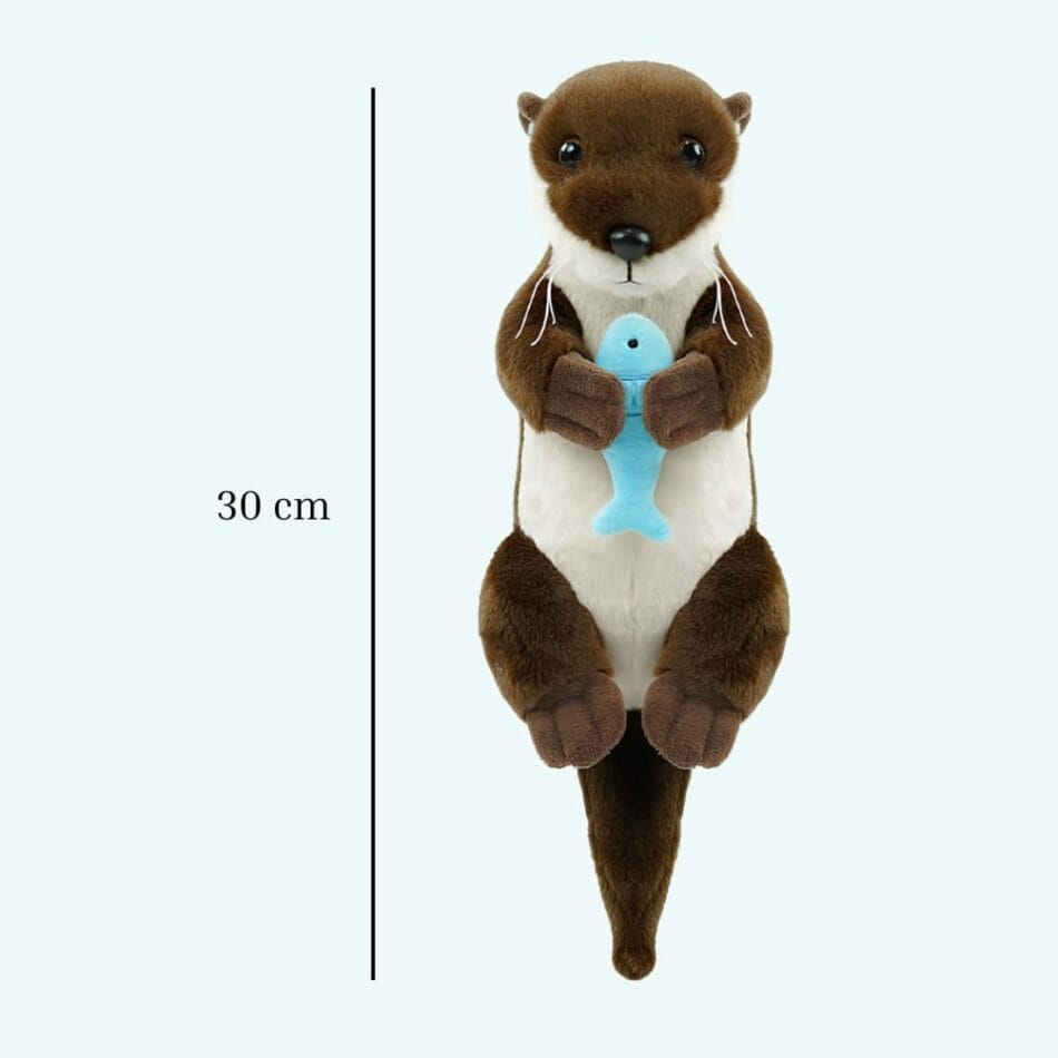 Knuffel Otter Liggend Zachte Pluchen Speelmaatje voor Kinderen De Knuffel