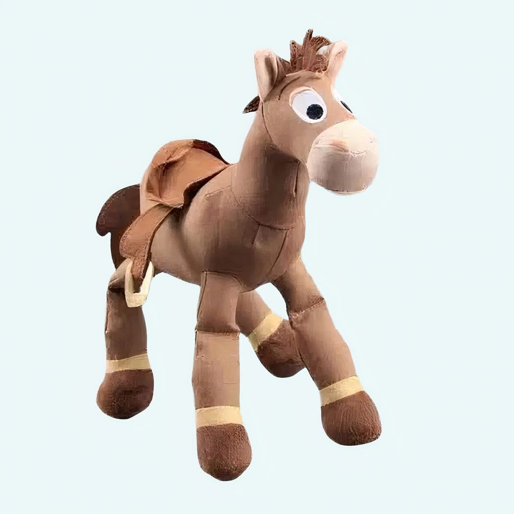Knuffel Paard Pile-Poil Zachte Vacht Western Avonturen De Knuffel