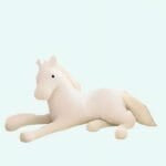 Knuffel Paard Sneeuwwitte Pluche Troostende Met Moderne Uitstraling De Knuffel
