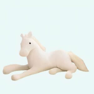 Knuffel Paard Zwart Luxe Met Zijdeachtige Textuur De Knuffel