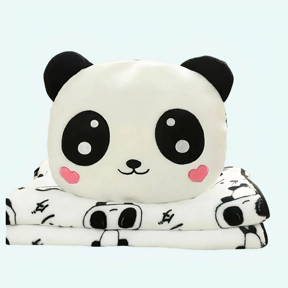 Knuffel Panda Amoureux met Deken Zachte Handgemaakt De Knuffel
