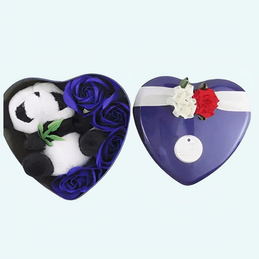 Knuffel Panda Blauwe Geschenkset Saint Valentin De Knuffel