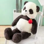 Knuffel Panda Reuzen Zwart Witte Vacht Warme Metgezel De Knuffel