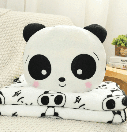 Knuffel Panda Timide Met Dekentje 20 cm Zacht Troostend De Knuffel
