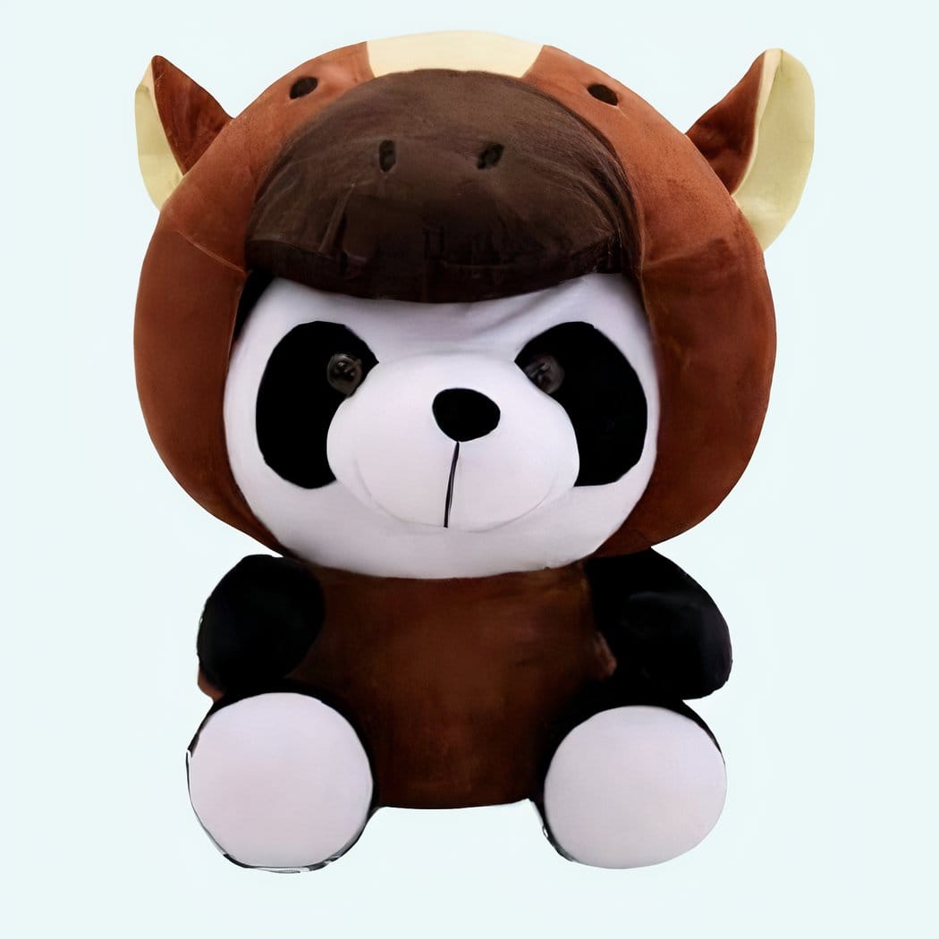 Knuffel Panda Verkleed Als Paard Zachte Speelkameraad Voor Kinderen De Knuffel 20cm