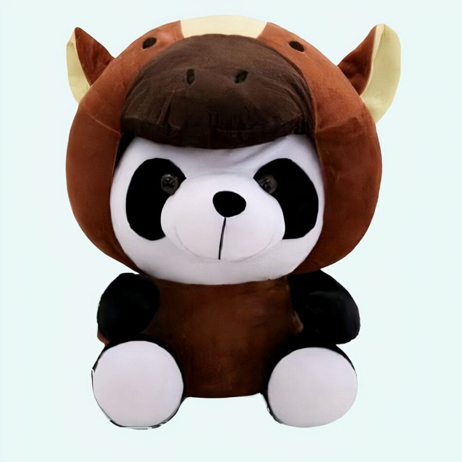 Knuffel Panda Verkleed Als Paard Zachte Speelkameraad Voor Kinderen De Knuffel
