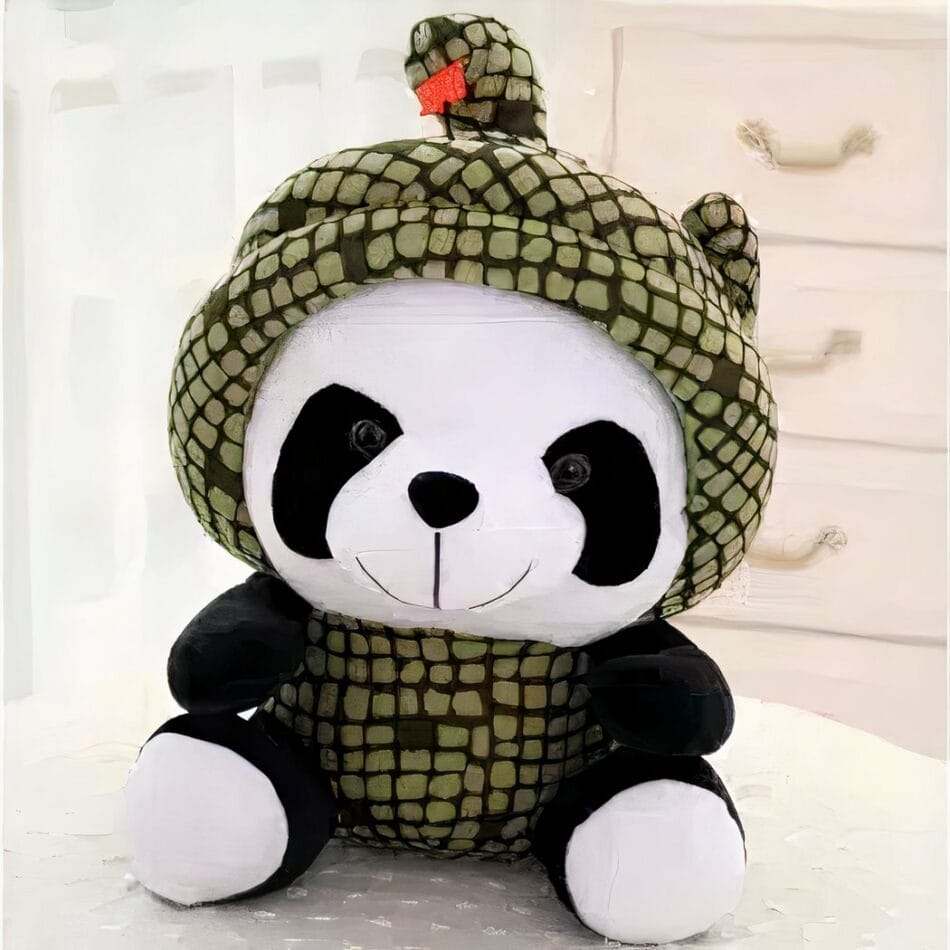 Knuffel Panda Verkleed Als Slang Unieke Zachte Knuffel Met Humor De Knuffel