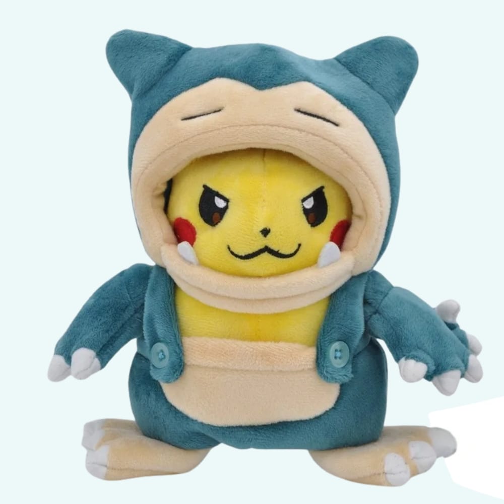 Knuffel Pikachu Verkleed Als Ronflex Pokémon Speelgoed De Knuffel