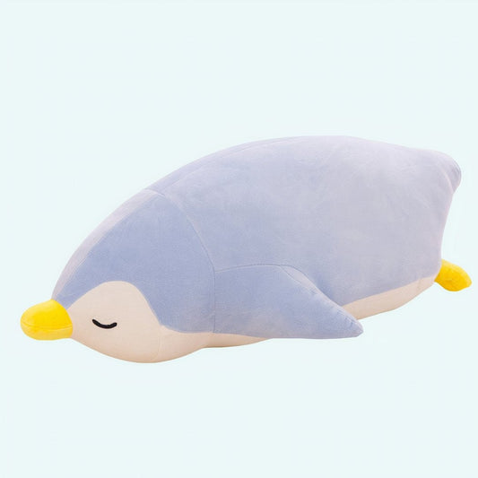 Knuffel Pinguïn Blauwgrijs 100 cm Grote Realistische Knuffel De Knuffel 30cm