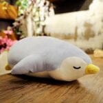 Knuffel Pinguïn Blauwgrijs 100 cm Grote Realistische Knuffel De Knuffel