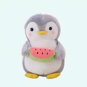 Knuffel Pinguïn Piment Met Schattige Buik En Liefde De Knuffel