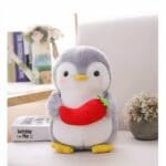 Knuffel Pinguïn Piment Met Schattige Buik En Liefde De Knuffel