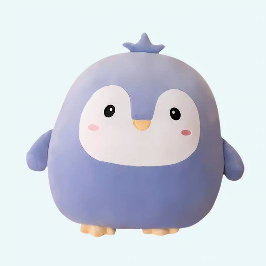 Knuffel Pinguïn Regenboog Rond Voor Slapen en Spelen De Knuffel